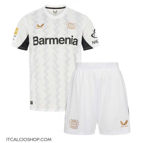 Bayer Leverkusen Florian Wirtz #10 Seconda Maglia Bambino 2024-25 Manica Corta (+ Pantaloni corti)